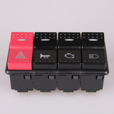 【專業經銷JK997G型號汽車電器開關-汽車電器開關批發 汽車翹板開關】價格,廠家,圖片,電工開關,慈溪市騰輝汽車零部件-